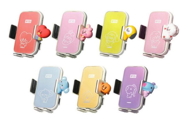 BT21 Fast Wireless Car Charger 1