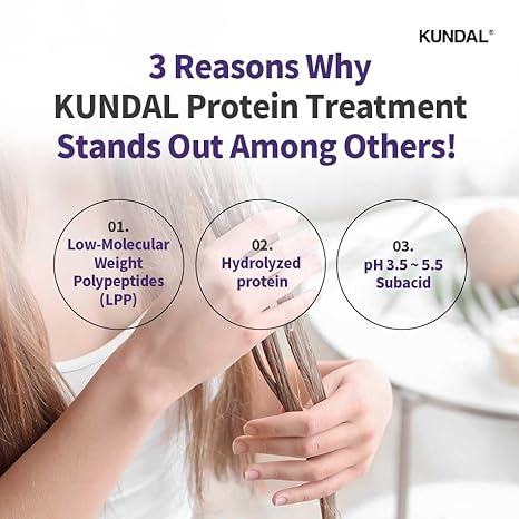 KUNDAL Honey&Macadamia Hydro-Intensive Protein Premium Nature Hair Treatment (Baby Poweder) 3