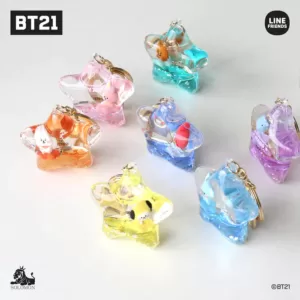 [BT21] Acrylic Glitter Key Holder